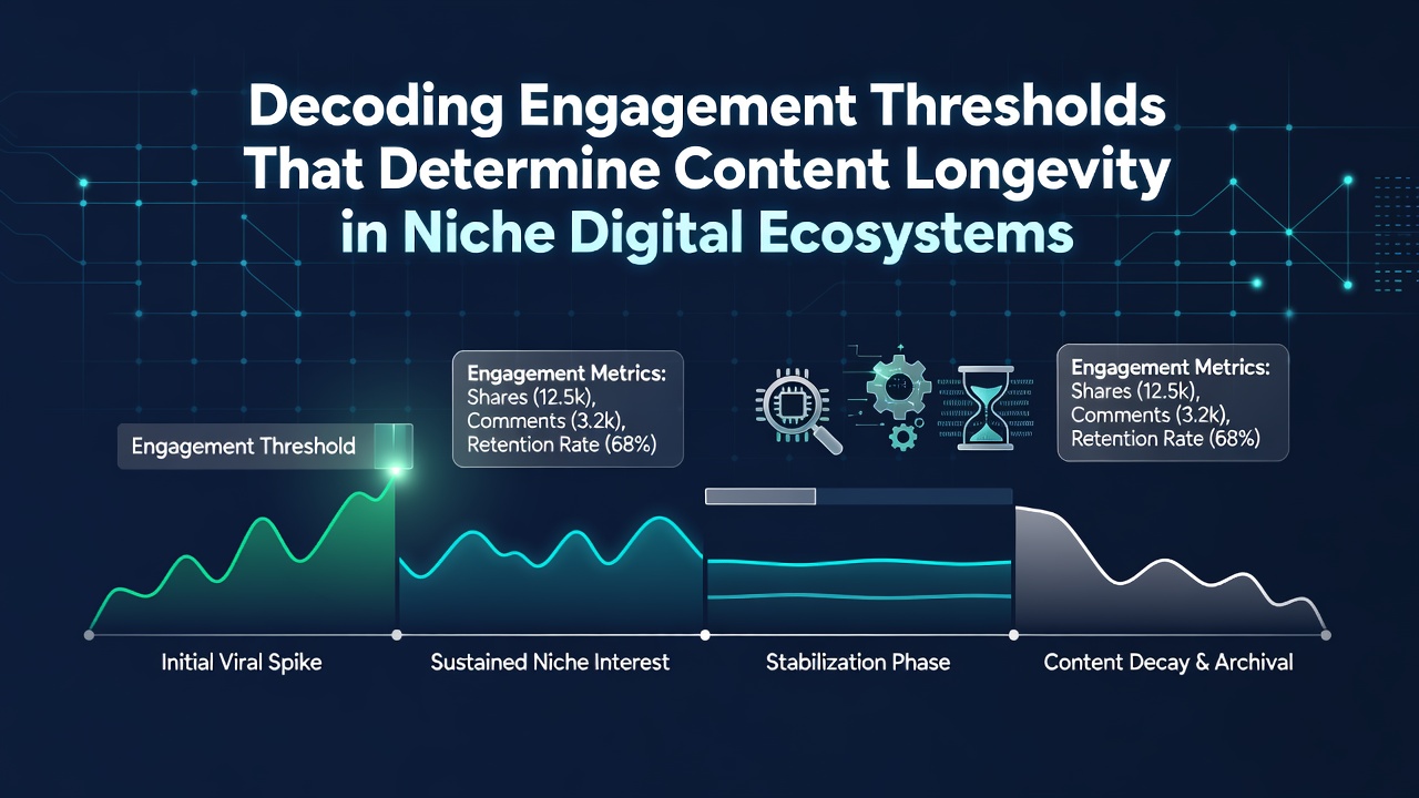 Decoding Engagement Thresholds That Determine Content Longevity in Niche Digital Ecosystems